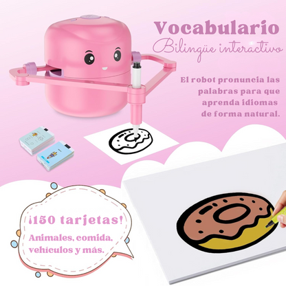 Mini Robot Dibujo Educativo